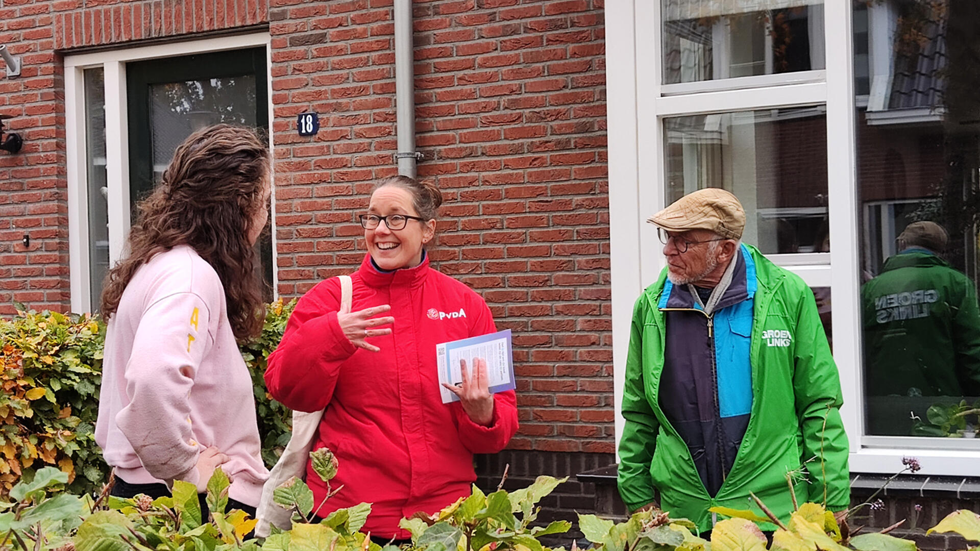 Huis aan huizen in nachtegaal